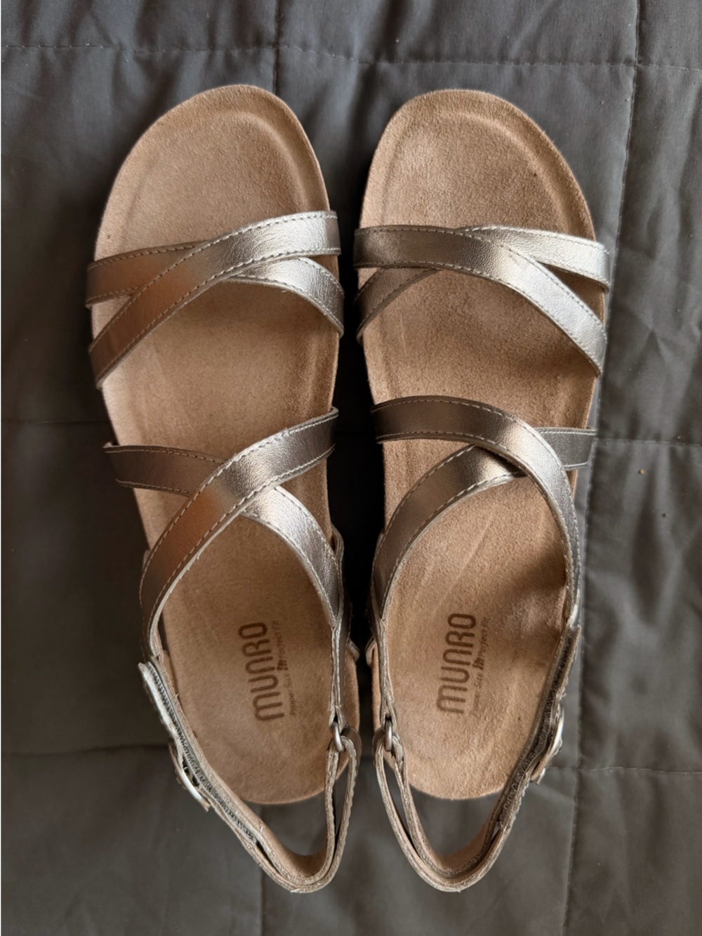 ✨ Munro - TARIFA - SILVER METALLIC ✨